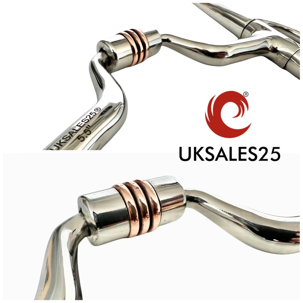 Full Cheek Low Port Copper Roller Comfort Snaffle Bit *SAME DAY DISPATCH*