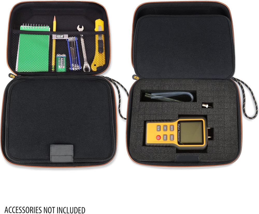 Manometer Case - Manometer Gauge Case with Customizable Foam Interior & Durable