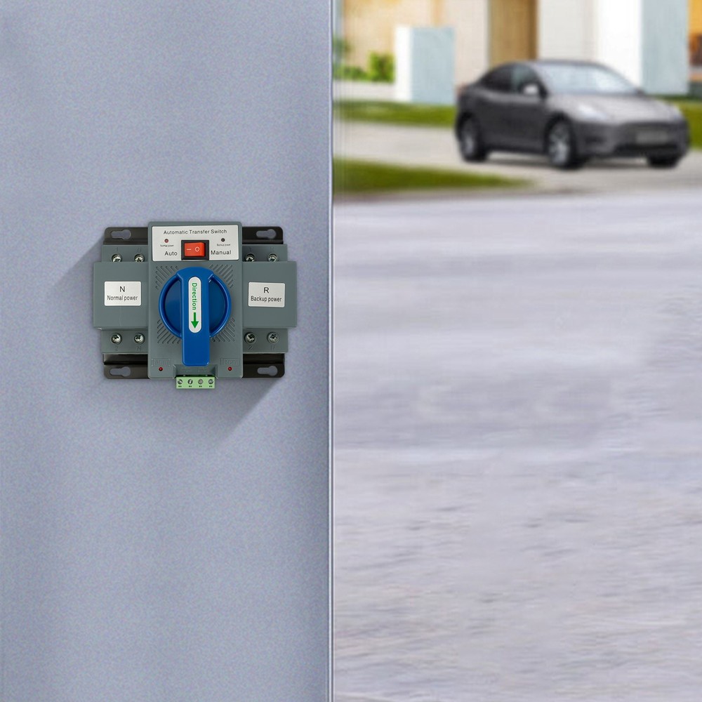 Automatic Transfer Switch 63A ATS Dual Power for Generator Changeover Switch 2P