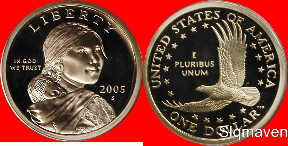 2005 S Sacagawea Dollar Deep Cameo Gem Proof