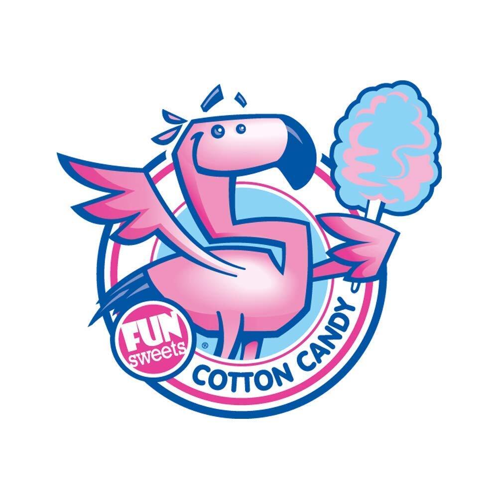 Fun Sweets Cotton Candy (Classic Pink & Blue Blend 12 Count)