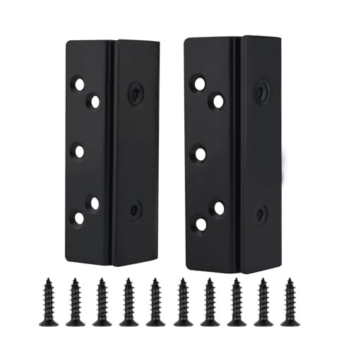 Bed Frame Bed Post Double Hook Slot Bracket, Bed Rail Hardware Attachment