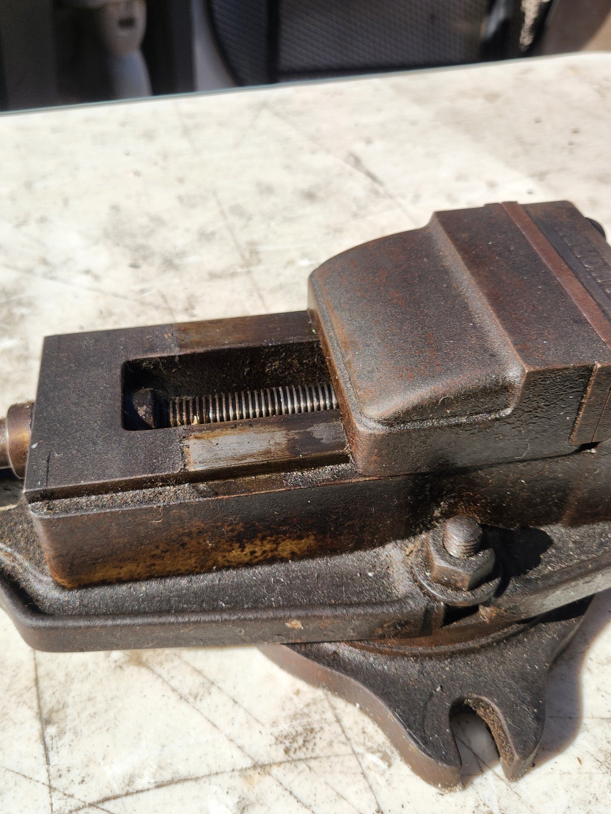 Palmgren 4" swivel vise machinist vise