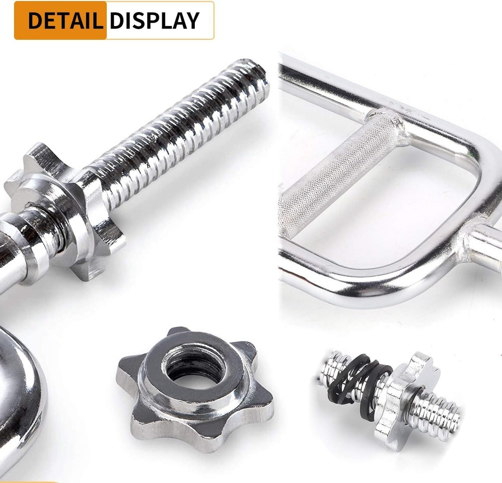 34'' Olympic Triceps Bar Weight Bar Standard Threaded Solid Triceps Bar Curl