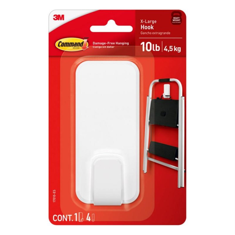 HOOK WHT X-LARGE PLSTC (Pack of 1)