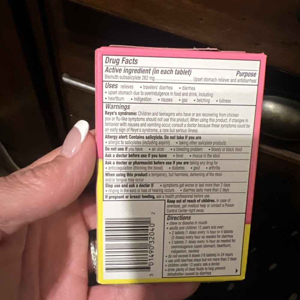 Pepto-Bismol Chewables Regular 48 tabs By Pepto-Bismol