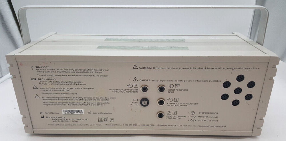 Parks Medical Vascular Mini-Lab Model 1052-C
