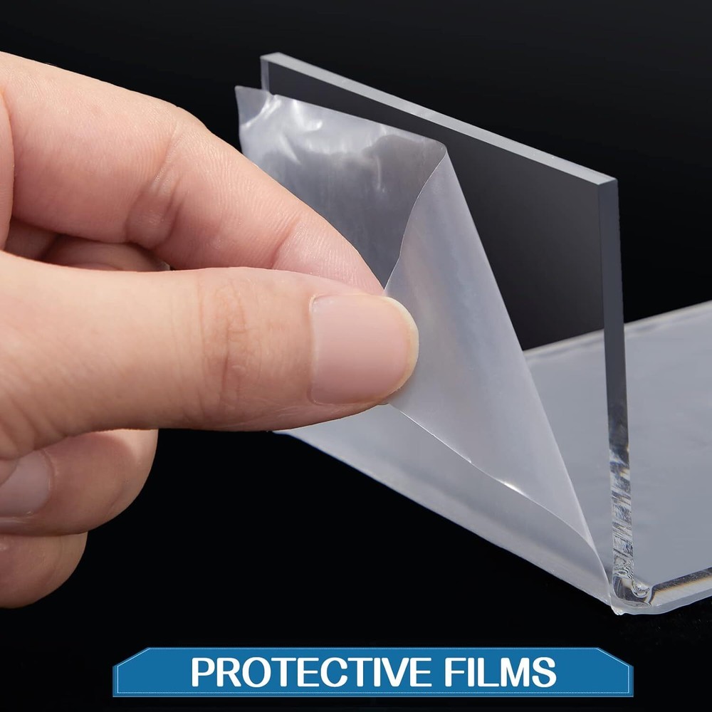 36 Pcs Acrylic Risers Large and Medium for Display Clear clear