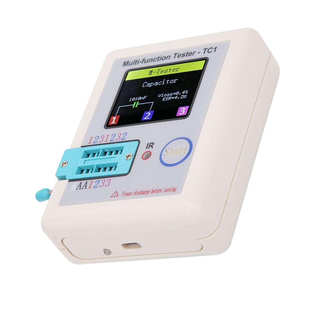 Multifunction Transistor Tester Portable Operation For Electronics Hobbyist Use