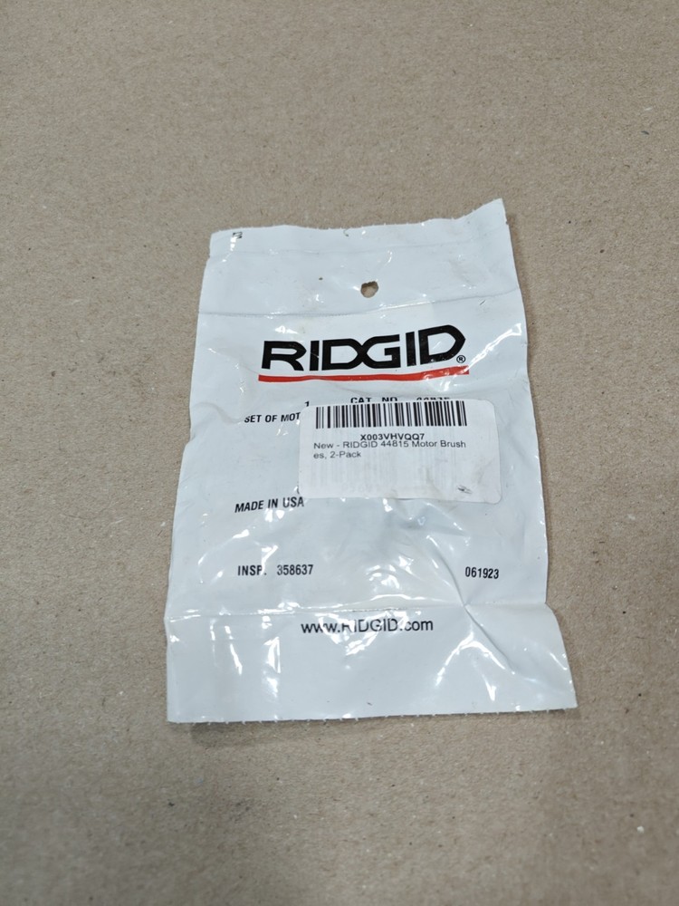 Ridgid 44815 Motor Brushes E1900X 2 Piece Set