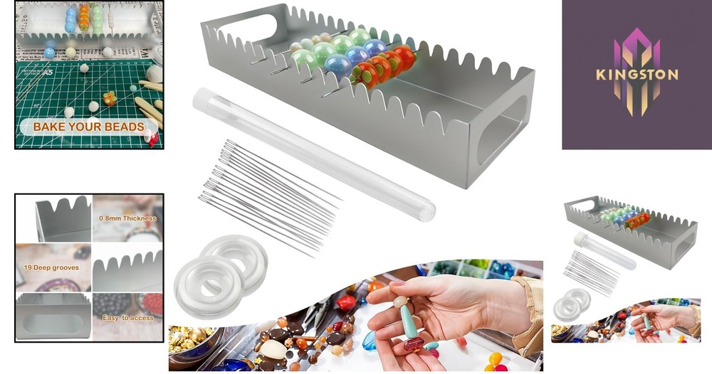 Bead Baking Rack for Polymer Clay Artistry - Lightweight & Stable Design