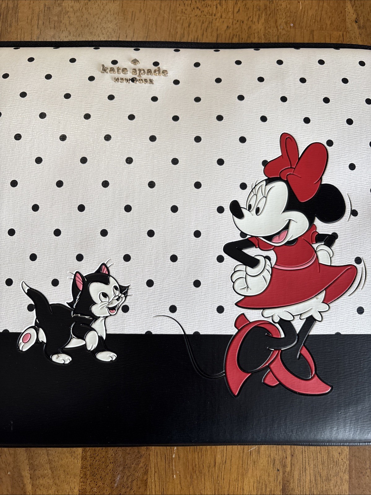 NWT Kate Spade Disney Minnie Mouse Figaro Cat Laptop Sleeve