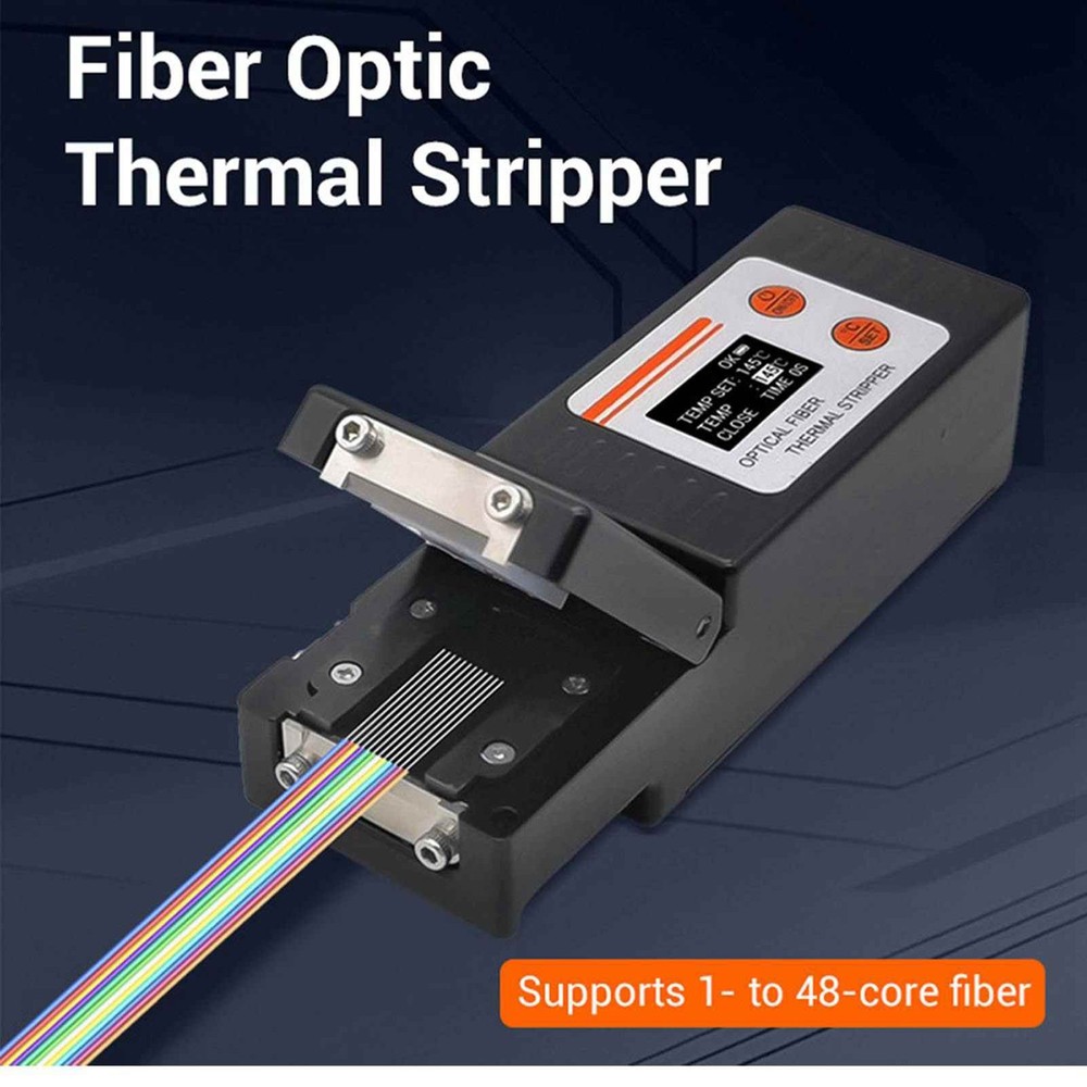 Fiber Optic Thermal Stripper Adjustable Temperature Automatic Optical Fiber NEW