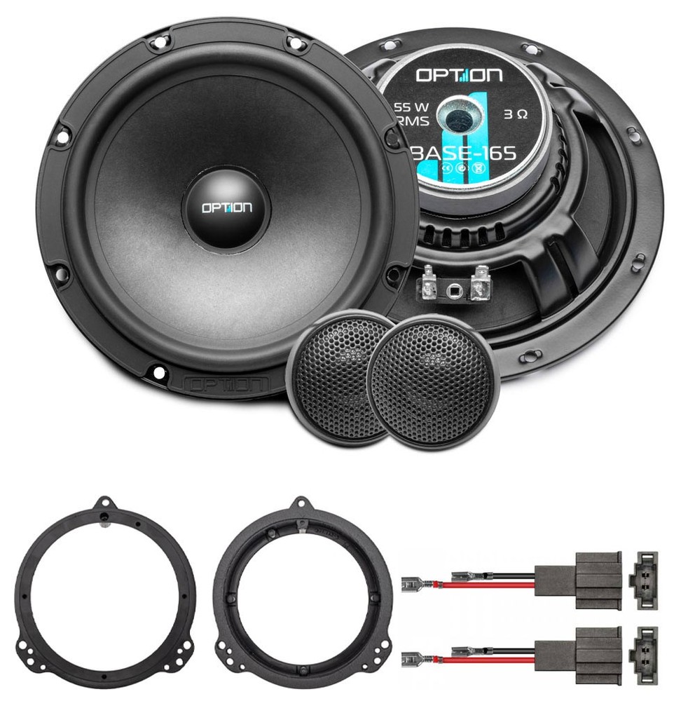 Speaker Set for Audi A3/A4 Front | Plug & Play | Option