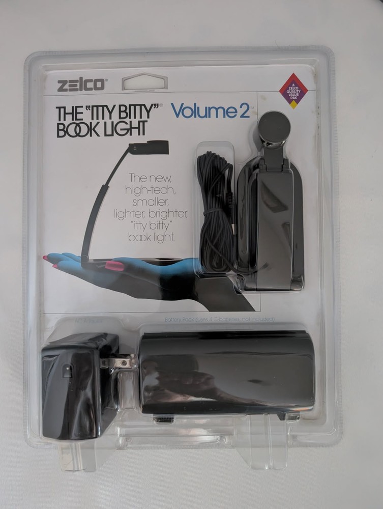 NEW Zelco Itty Bitty Book Light - Volume 2 - High-Tech Smaller Lighter Brighter