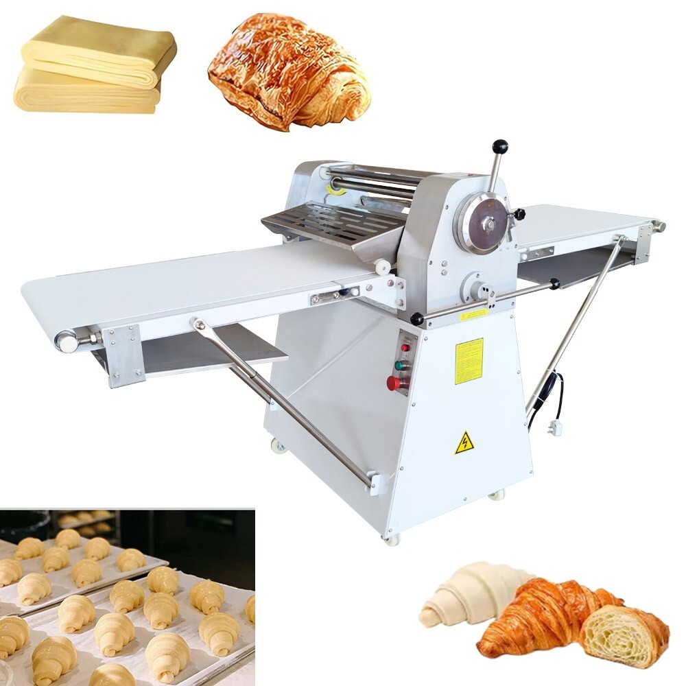 Vertical Dough Sheeter Dough Roller Press Baker Pastry Machine Commercial 220V