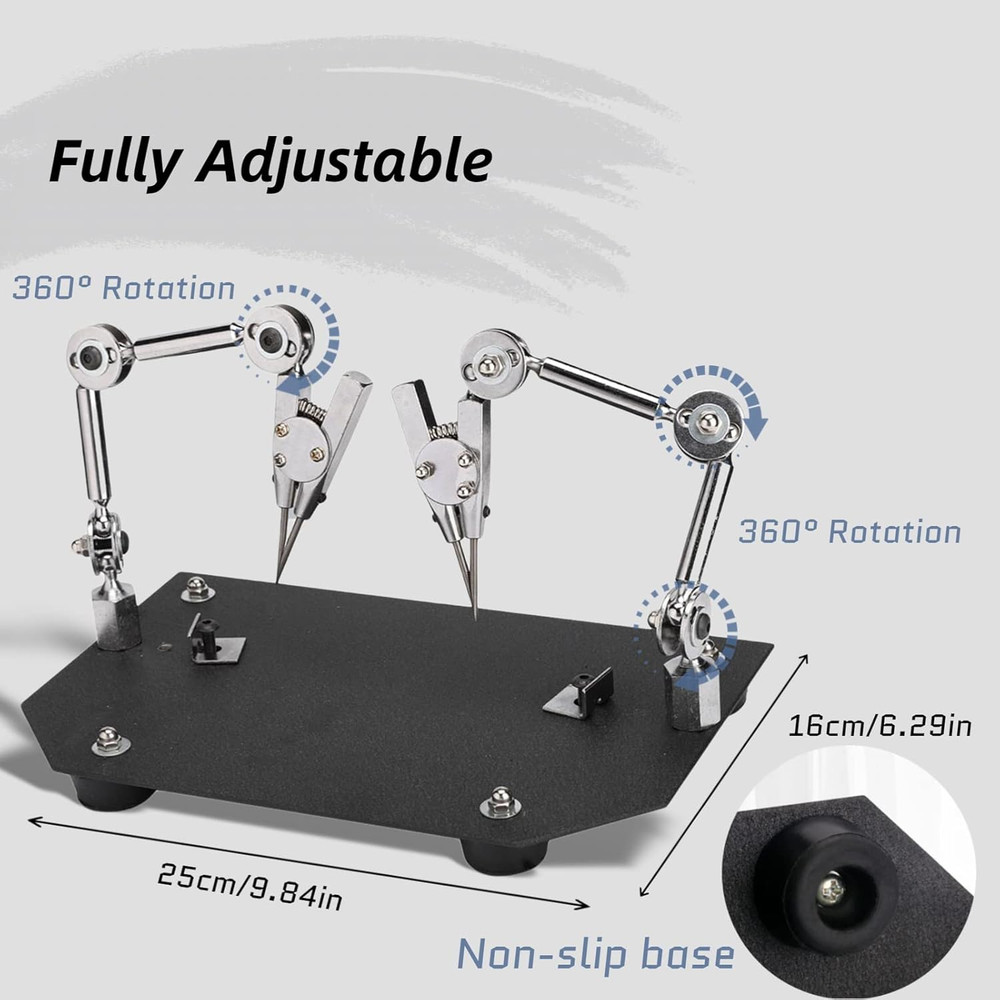 Welding Table Clamps, Auxiliary Welding Work Clip Set Third Hand Tool Welding Fi