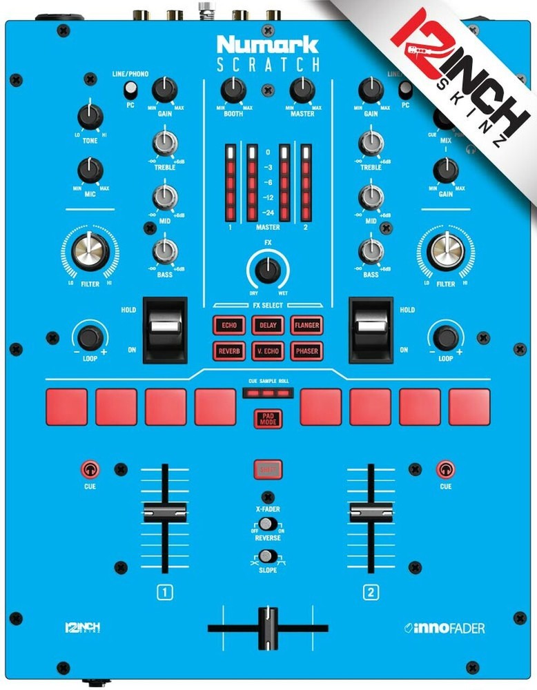 Numark Scratch Skin - light blue