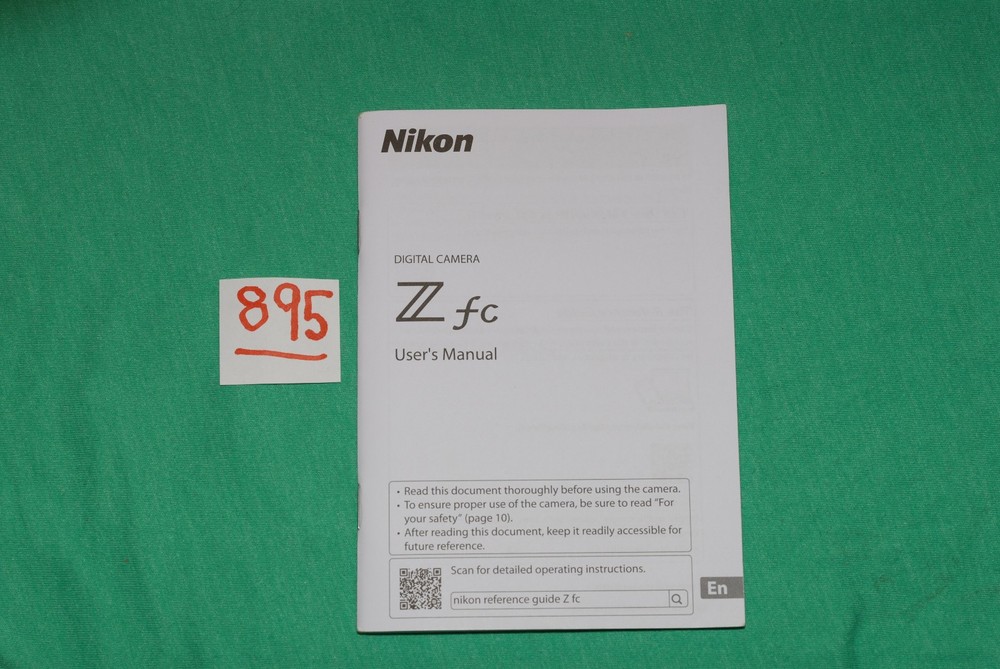 Nikon Zfc User's Manual