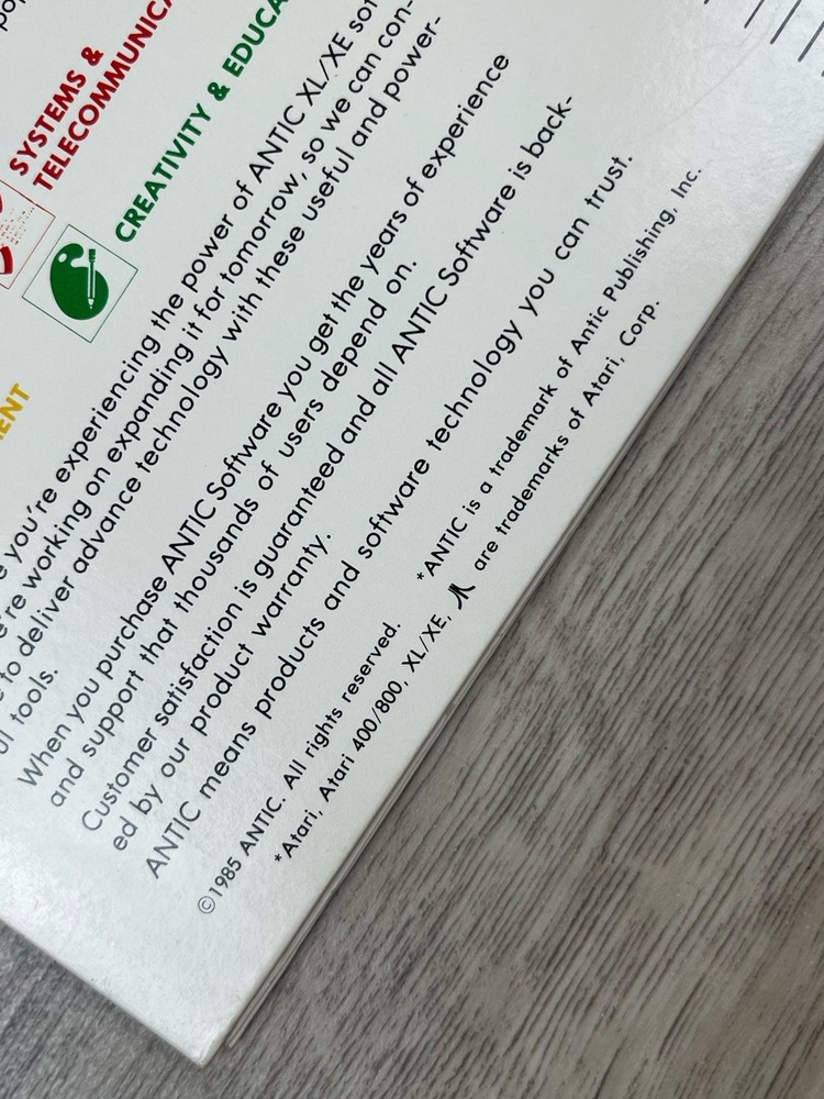 DEEP BLUE SECRETS - Atari 400/800 Computer APX-20179 Software (NO DISK)