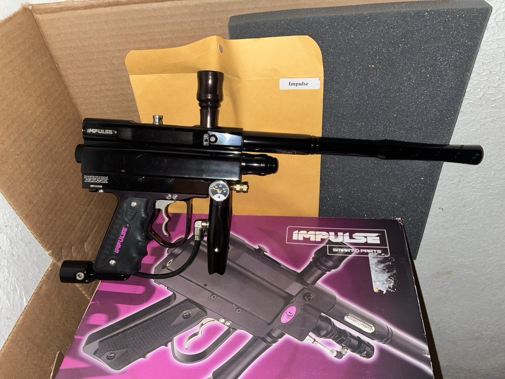 Smart Parts Impulse Electronic Paintball Marker Black Untested
