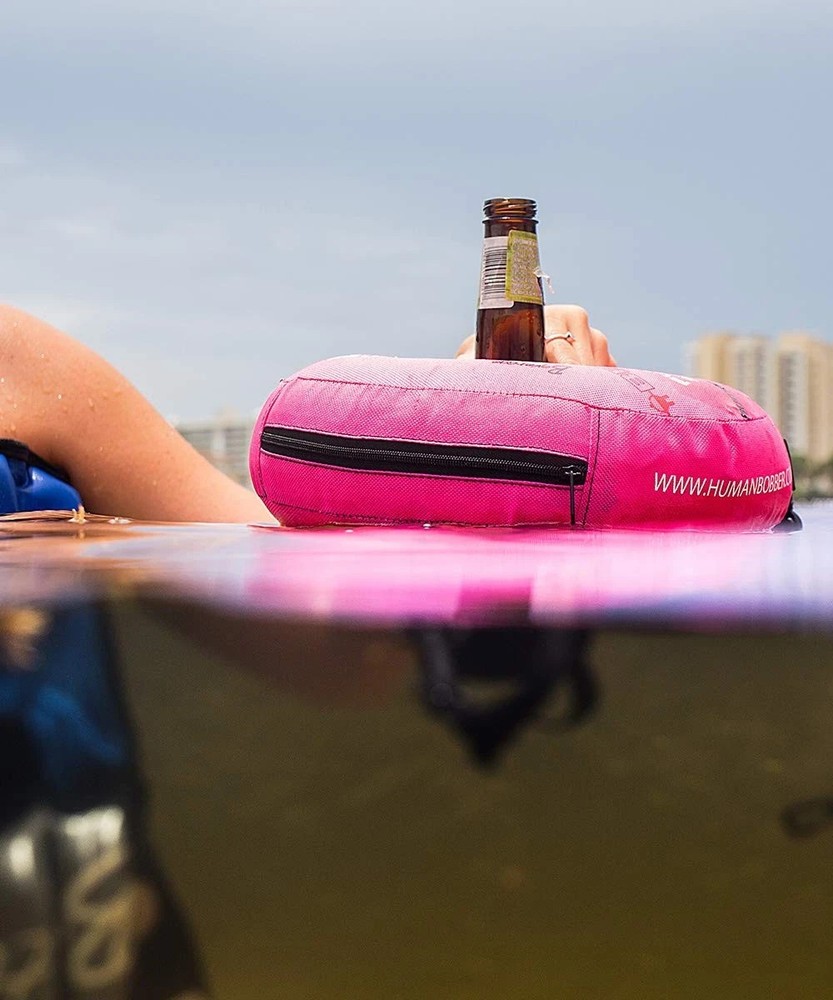 Human Bobber Inflatable Floating Drink Holder for Pool Drink Float bar float...