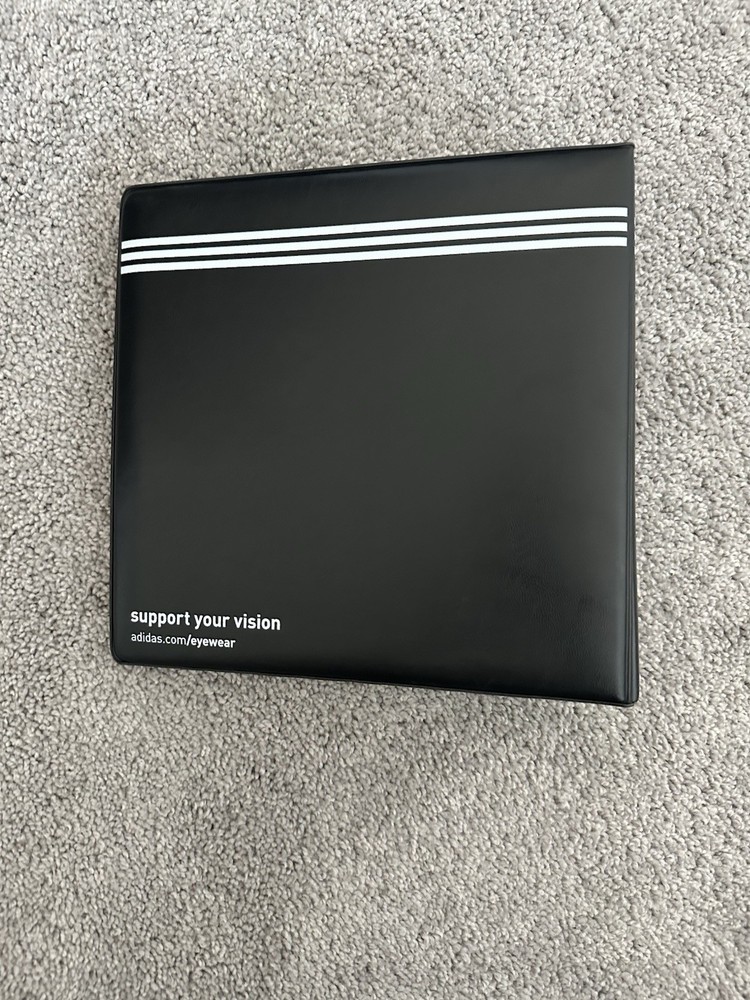Adidas Logo Black PVC Binder