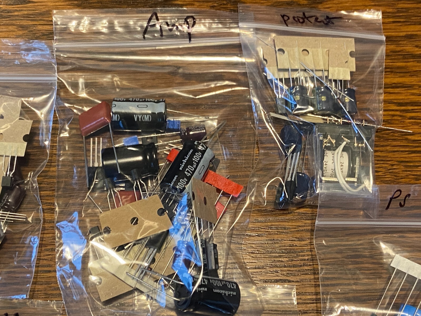 Pioneer SX-1250 COMPLETE Rebuild Kit Recap Set with Transistors Relays Main Caps