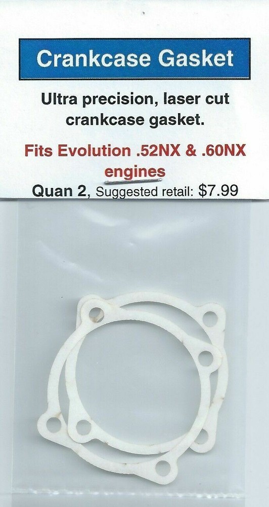 Evolution .52NX & .60NX Crankcase Gasket 2 Pack NIP