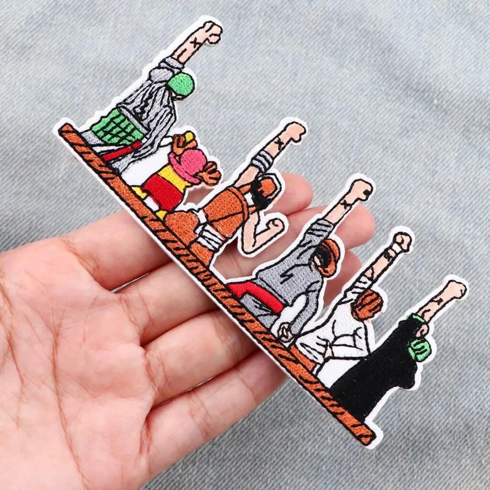 One Piece Anime Characters Monkey D. Luffy Embroidered Iron On Patch