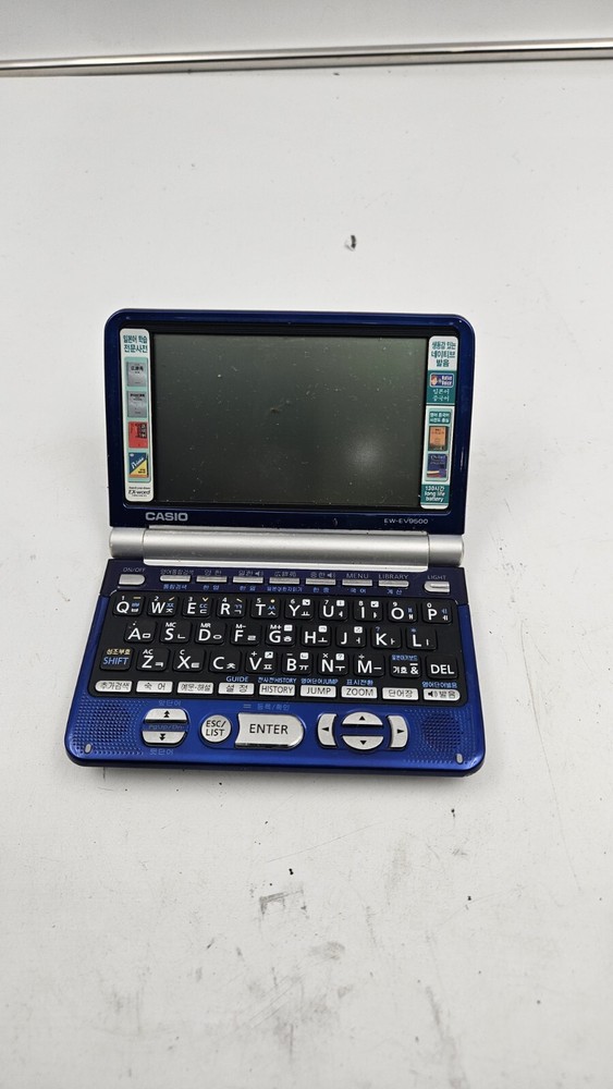 Casio Electronic Dictionary Model CAI-EW-EV8500 Blue japan #A3