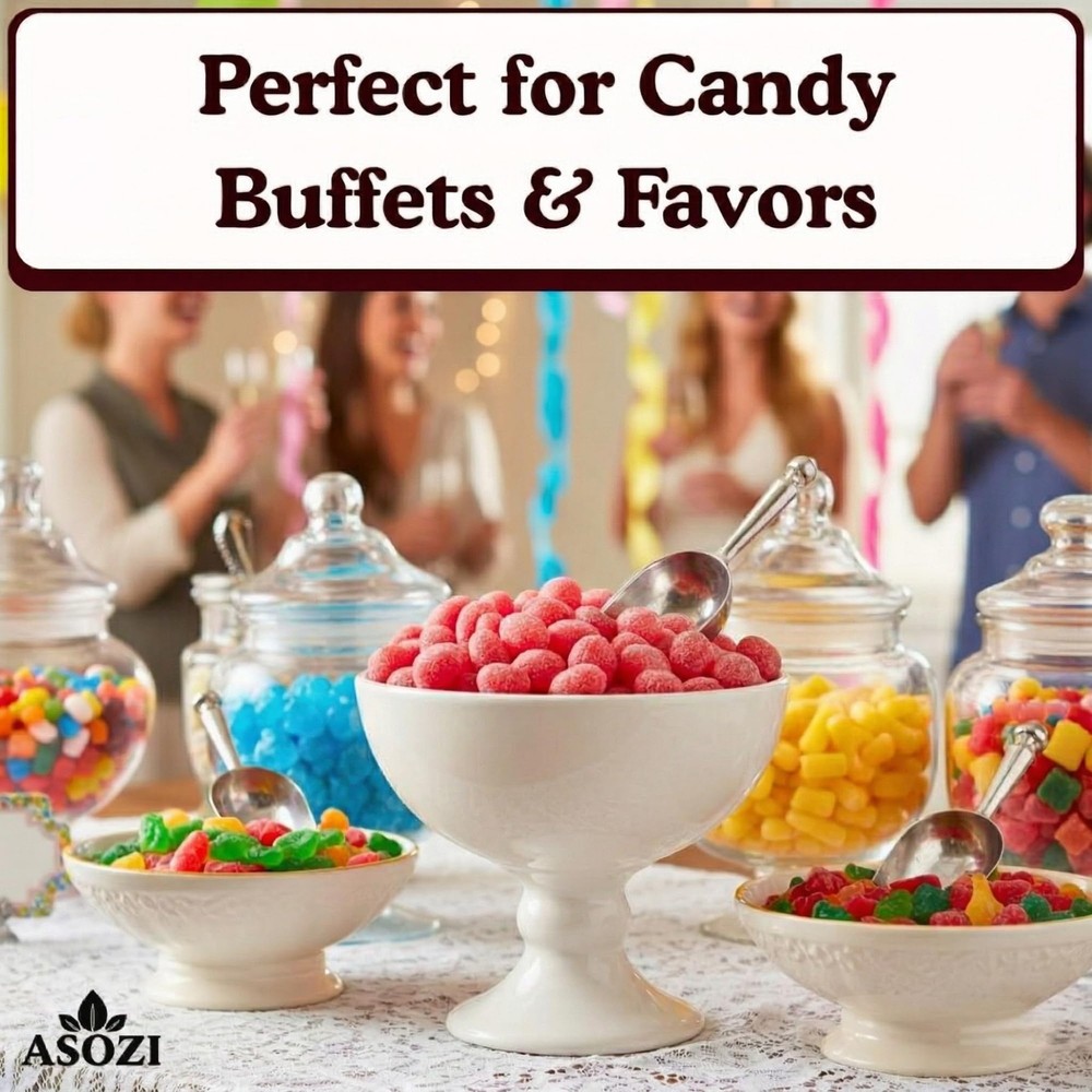 Wild Cherry Drops Hard Candy 2lb- Bulk Pack Old Fashioned Hard Candy - Cherry...