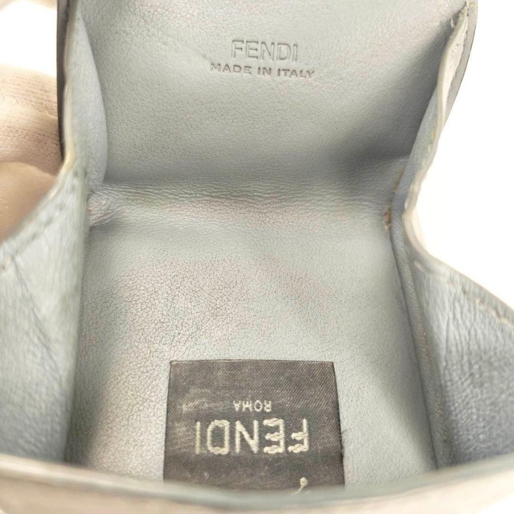 FENDI Peekaboo Coin Case Gray
