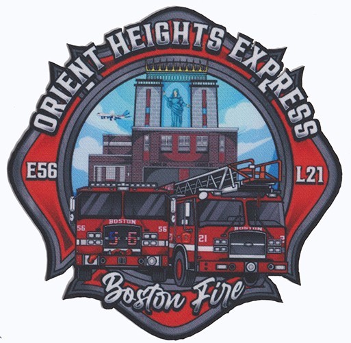 Boston E56 L21 Orient Heights Express *NEW* 2026  Fire Patch  Sublimation