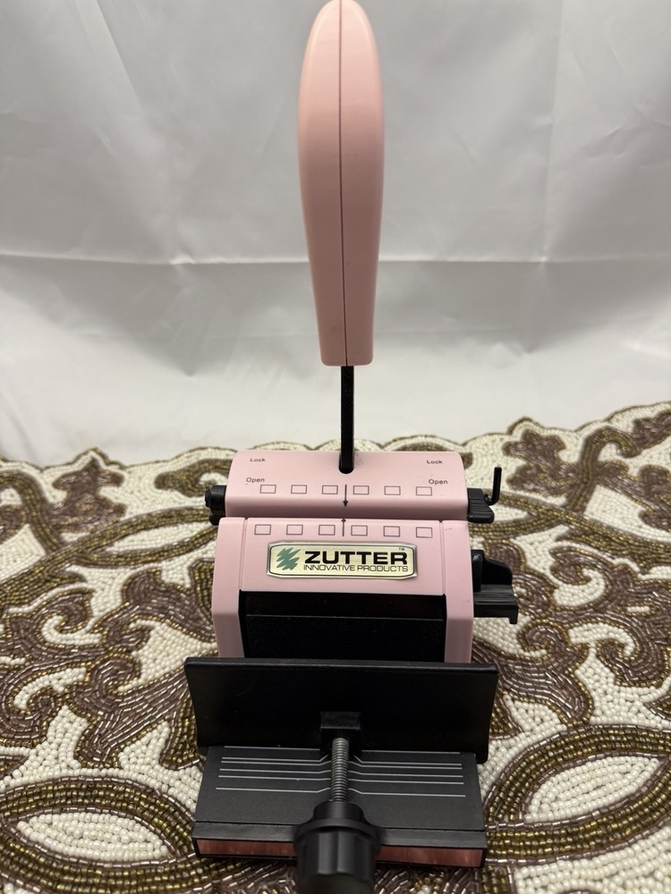 ZUTTER Innovative Product Bind It All Version 2 Scrapbooking Binding System Pink