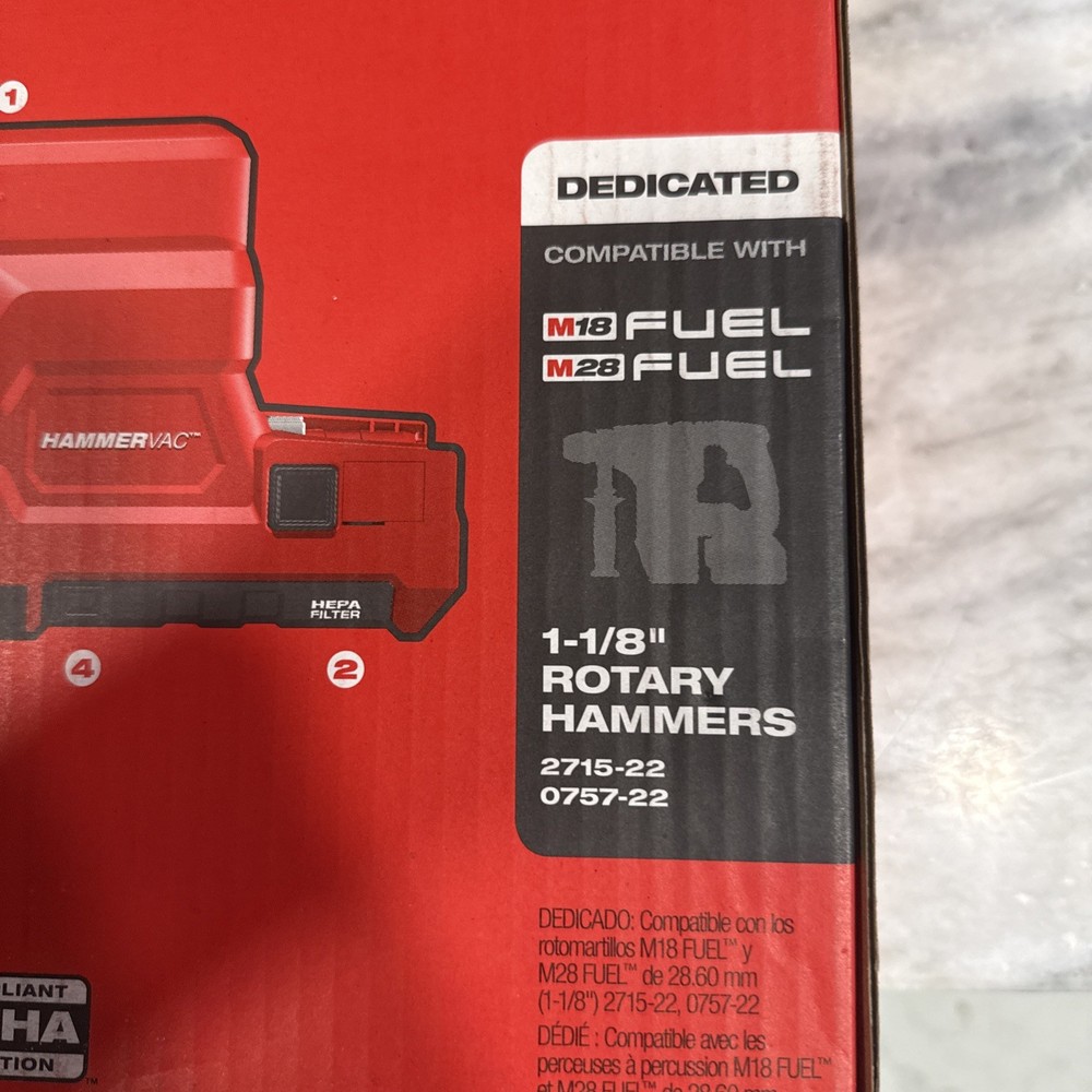 Milwaukee 2715-DE M18 HAMMERVAC Dedicated Dust Extractor