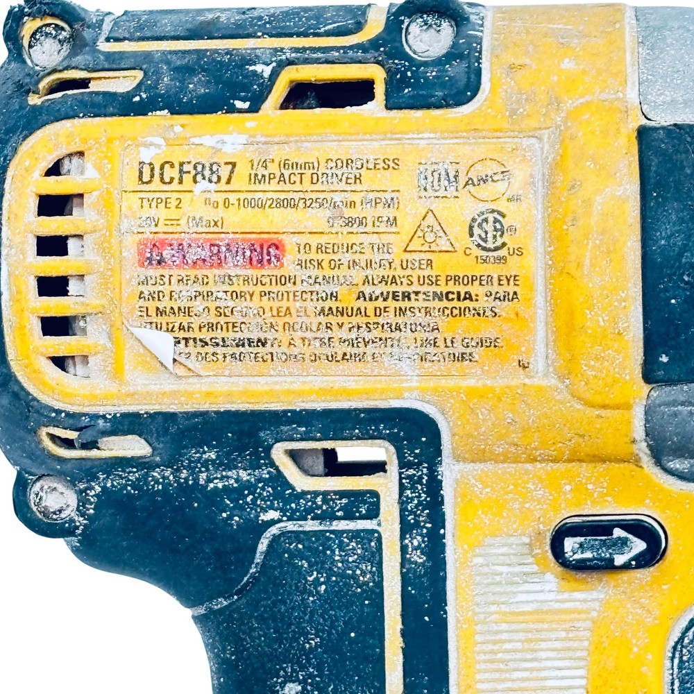 DeWalt DCF887 1/4" Impact Driver 20V Tool Only