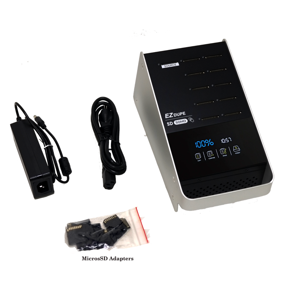 1 to 10 USB Duplicator with Touchscreen - Multiple Flash Drive Copier Soho Touch