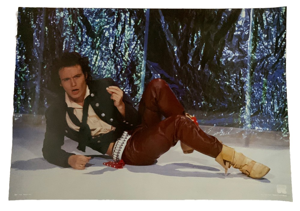 Adam Ant Vintage Poster 1980's ORIGINAL 23.5" x 33.5" NOS RO114 D9