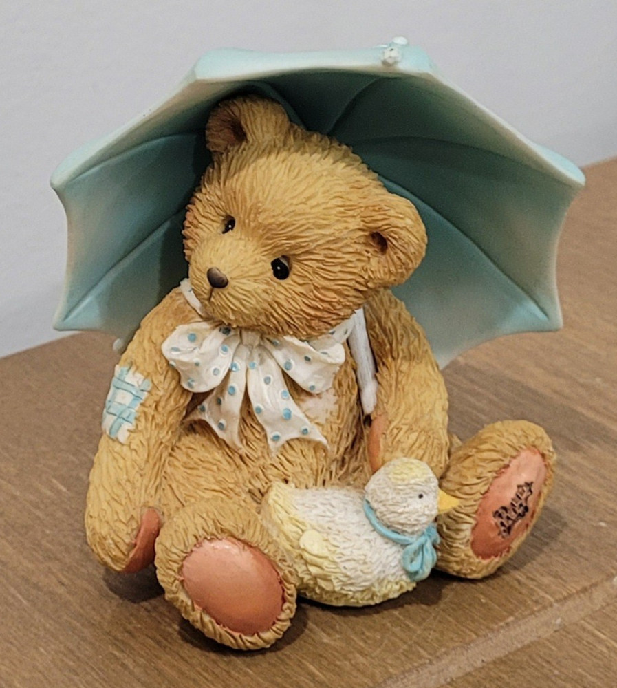 Cherished Teddies Alan April Bear Figurine
