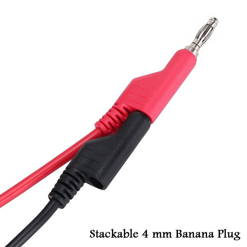 Sumnacon Stackable Banana Plug Alligator Clip Pure
