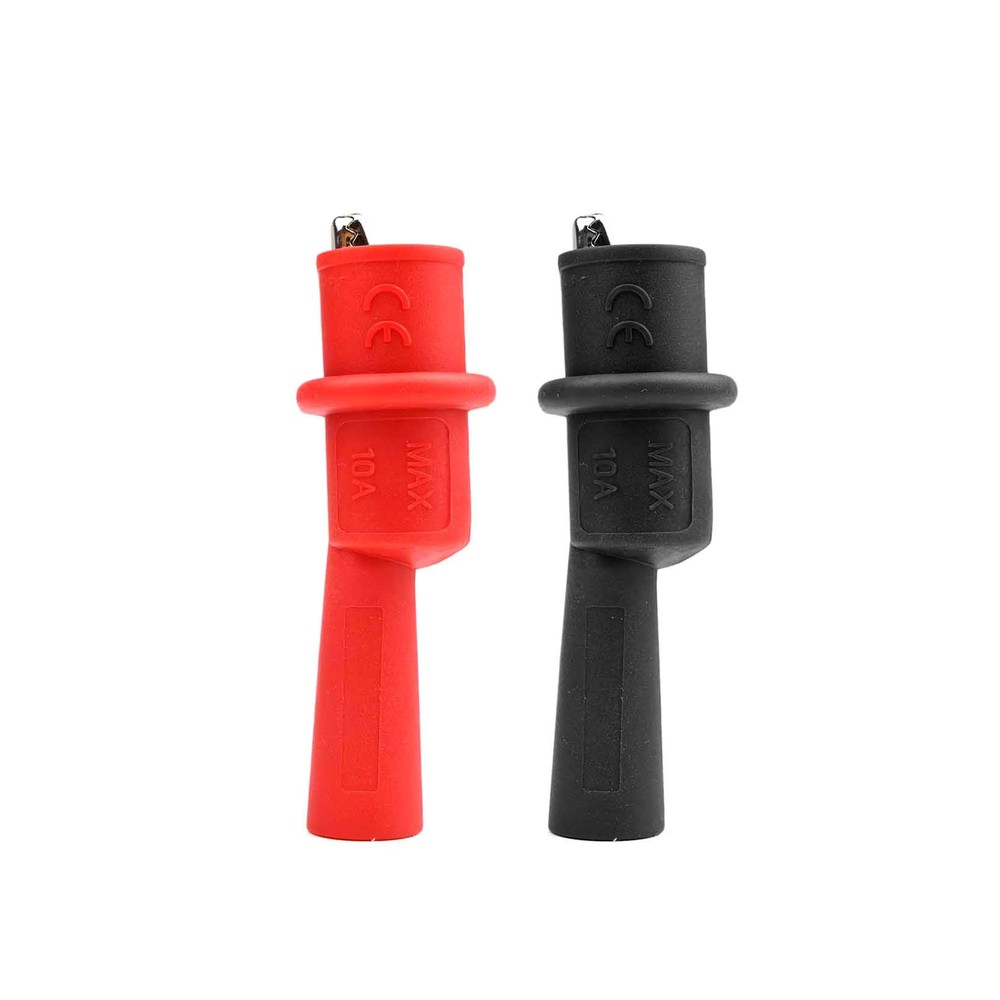 ZIBOO KIT-14 Replacement Test Lead Set Right Angle,with Threaded Alligator Clips