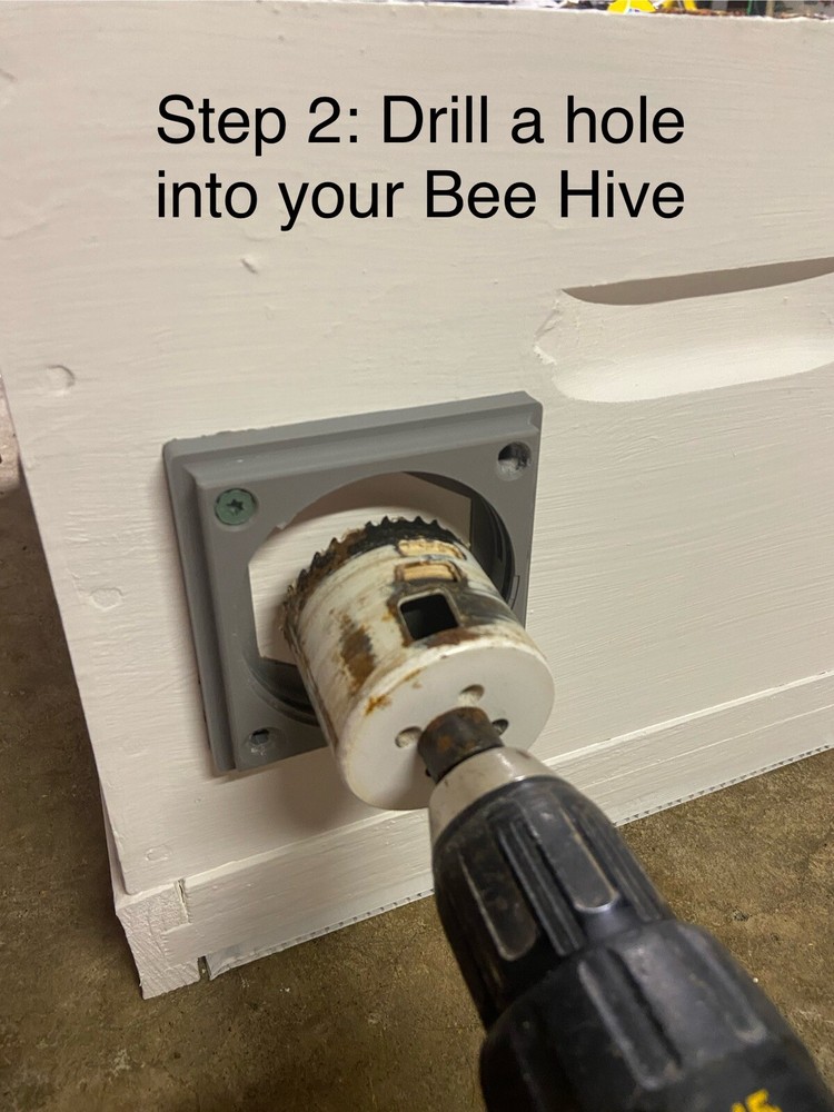 Universal Beehive Comb Collector Mason Jar Attachment