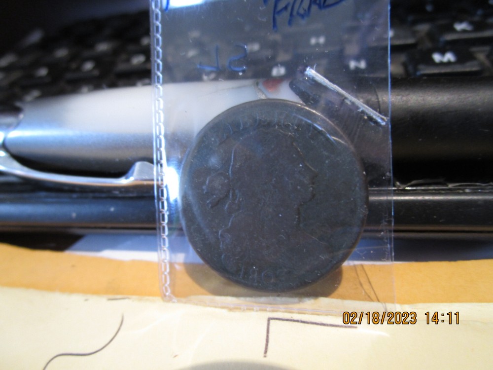 1803 LG. Date/Fraction Large Cent VG +++