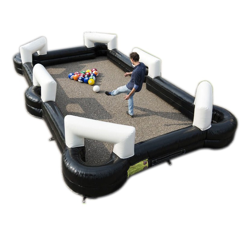 Inflatable Snook Human Billiards Inflatable Pool Table Outdoor Game