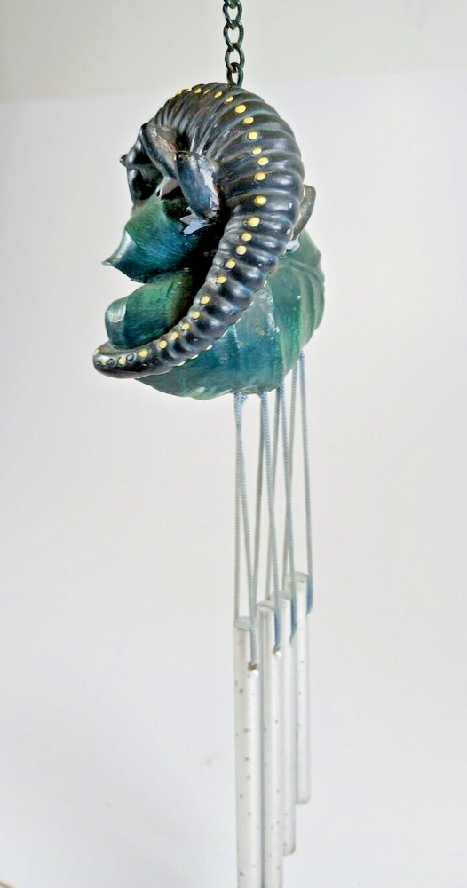 10" Yellow Spotted Salamander Wind Chime.