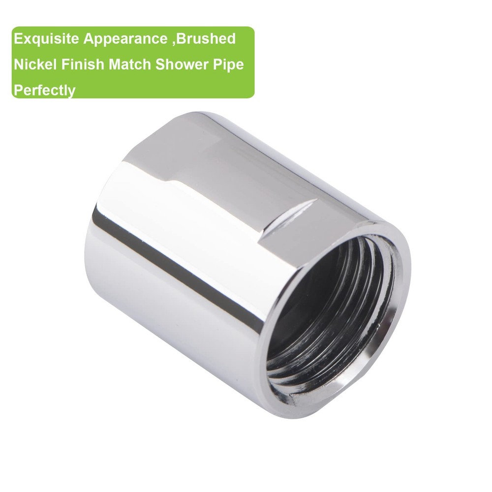 2 Pack Brass Pipe Fitting 1/2"G,Female Threaded Converter 0.75 Inch, 2 PACK
