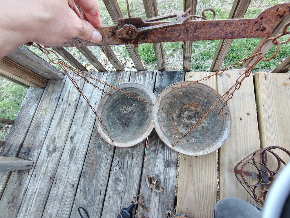 Big Rustic Equal-Arm Scale