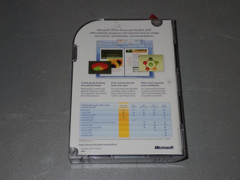 Office Home and Student 2007