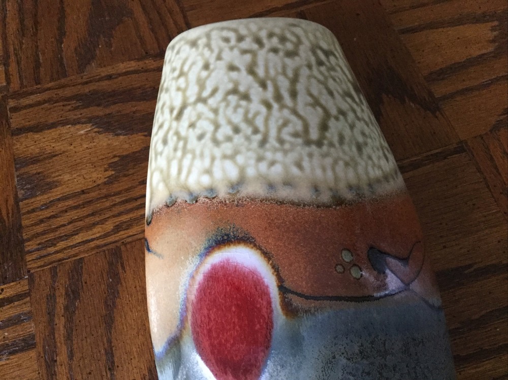 Ceramic Pottery Vase 10” EUC! Possibly Southwest?